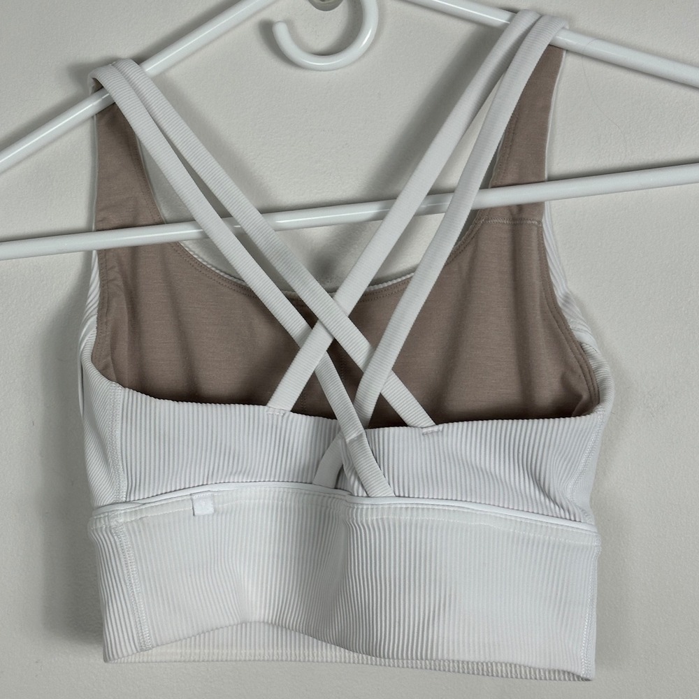 Lululemon Energy Longline Bra Ribbed Luxtremem Womens Size 4‎ Supportive W2BLIS - Picture 4 of 13